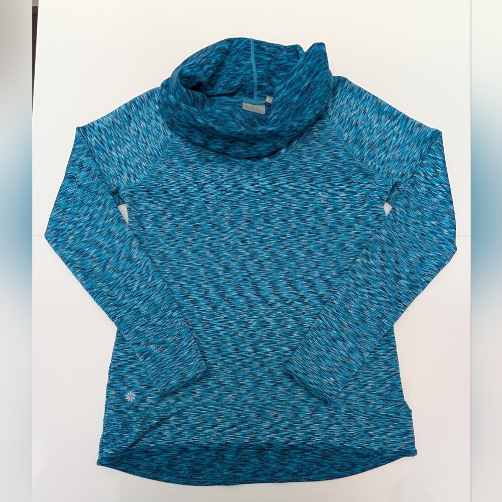 Athleta Tranquility Pullover Sweatshirt Cowl Neck… - image 1